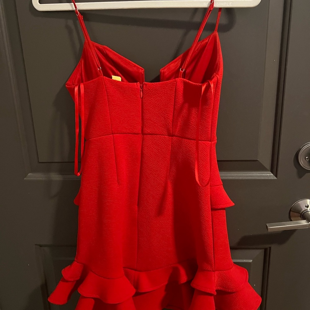 Hello molly red mini dress